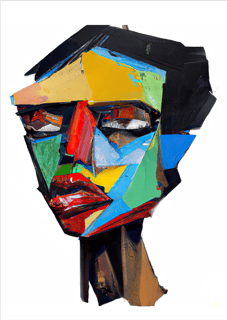 Nome do produto Pôster Pintura Digital - Cabeza 08 - Sem Moldura - Orientação Retrato - Tamanhos: A0, A1 e A2 - Fine Art