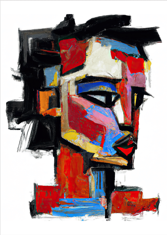 Pôster Pintura Digital - Cabeza 13 - Sem Moldura - Orientação Retrato - Tamanhos: A0, A1 e A2 - Fine Art