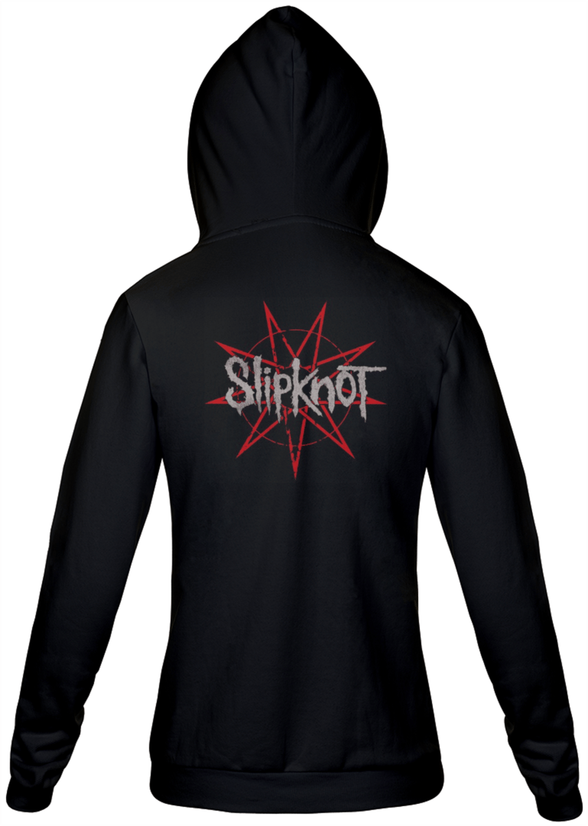 Nome do produto: Blusão Moleton Slipknot Black 2