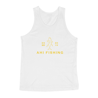 Nome do produto CAMISA REGATA - LOGO AHI AMARELA