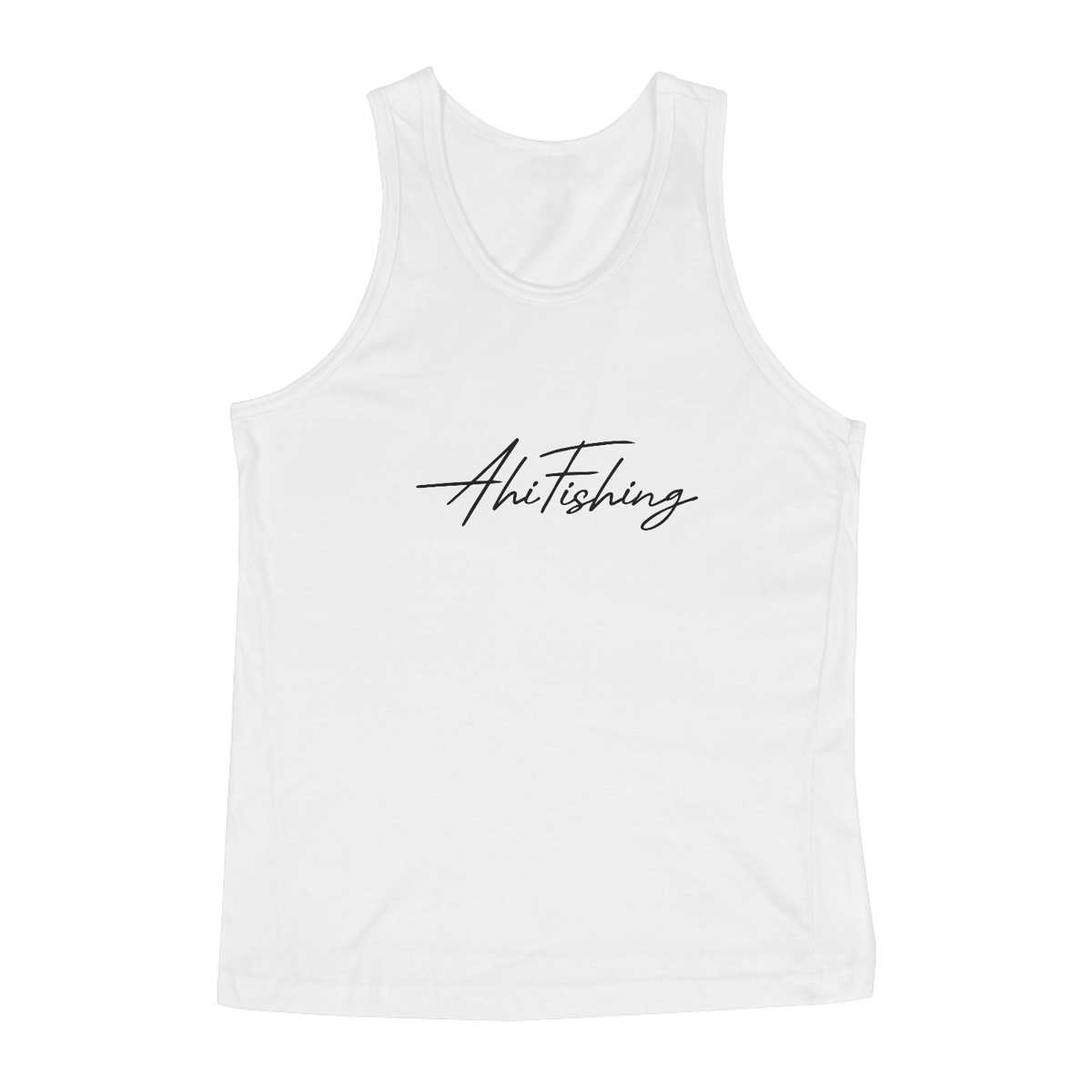 Nome do produto: CAMISA REGATA - ASSINATURA AHI PRETO