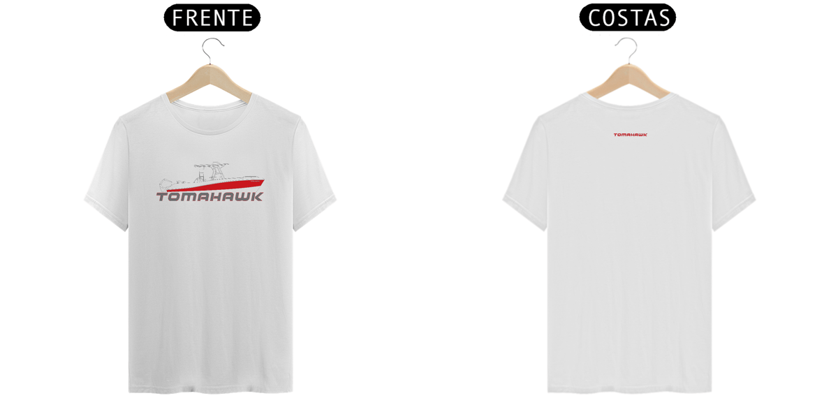 Nome do produto: CAMISA QUALITY TOMAHALK LOGO FRENTE