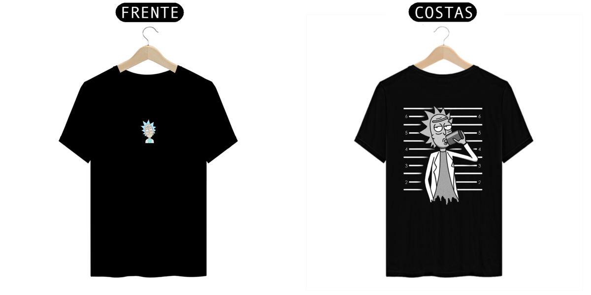 Nome do produto: Camisa do Rick Sanchez desenho Rick And Morty