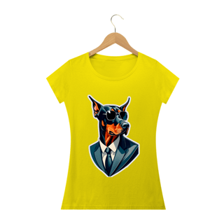 Nome do produto Baby long estampa Doberman - Coleção Dog Lovers