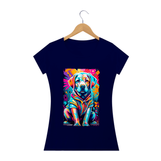 Nome do produto Baby long estampa Labrador - Coleção Dog Lovers