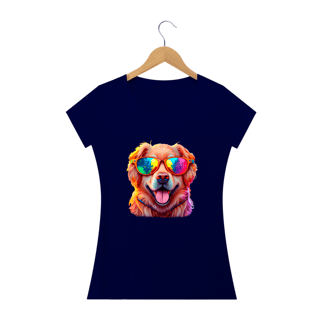 Nome do produto Baby long estampa Golden retriever - Coleção Dog Lovers