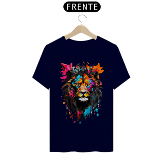 Nome do produto Camiseta leão de vidro - Coleção Espirito Selvagem