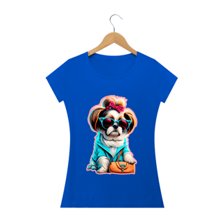 Nome do produto Baby long estampa Shih-tzu - Coleção Dog Lovers 