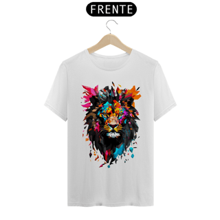 Nome do produto Camiseta leão de vidro - Coleção Espirito Selvagem