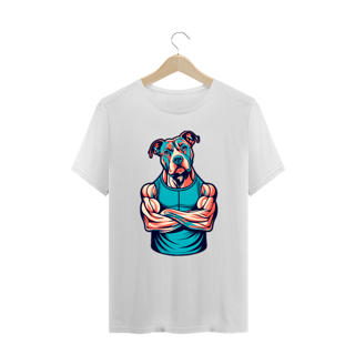Nome do produto Camiseta Pit Bull maromba Plus - Coleção Dog Lovers