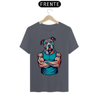 Nome do produto Camiseta estampa Pit Bull maromba - Coleção Dog Lovers 