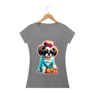 Nome do produto Baby long estampa Shih-tzu - Coleção Dog Lovers 