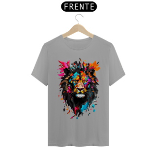 Nome do produto Camiseta leão de vidro - Coleção Espirito Selvagem