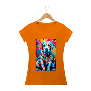 Nome do produto Baby long estampa Labrador - Coleção Dog Lovers