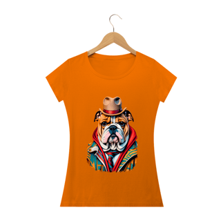 Nome do produto Baby long estampa Bulldog - Coleção Dog Lovers