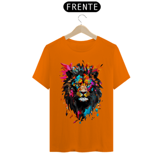 Nome do produto Camiseta leão de vidro - Coleção Espirito Selvagem