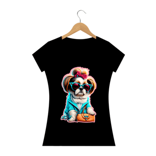 Nome do produto Baby long estampa Shih-tzu - Coleção Dog Lovers 