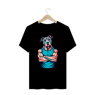 Nome do produto Camiseta Pit Bull maromba Plus - Coleção Dog Lovers