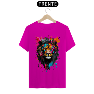 Nome do produto Camiseta leão de vidro - Coleção Espirito Selvagem