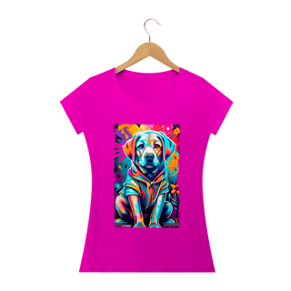 Nome do produto Baby long estampa Labrador - Coleção Dog Lovers