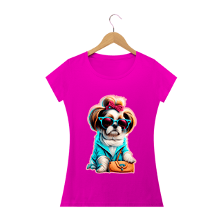 Nome do produto Baby long estampa Shih-tzu - Coleção Dog Lovers 