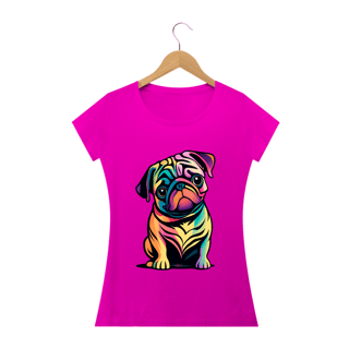 Nome do produto Baby long estampa Pug - Coleção Dog Lovers