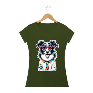 Nome do produto Baby long estampa Border Colie - Coleção Dog Lovers