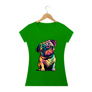 Nome do produto Baby long estampa Pug - Coleção Dog Lovers