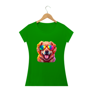 Nome do produto Baby long estampa Golden retriever - Coleção Dog Lovers