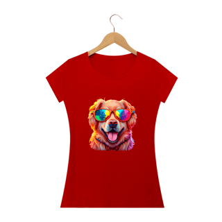 Nome do produto Baby long estampa Golden retriever - Coleção Dog Lovers