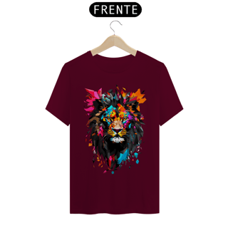 Nome do produto Camiseta leão de vidro - Coleção Espirito Selvagem