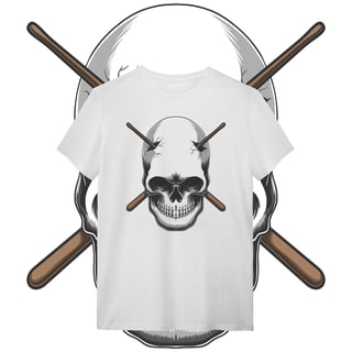 Nome do produtoSKELETON DRUMMER - UNISSEX [FRENTE]