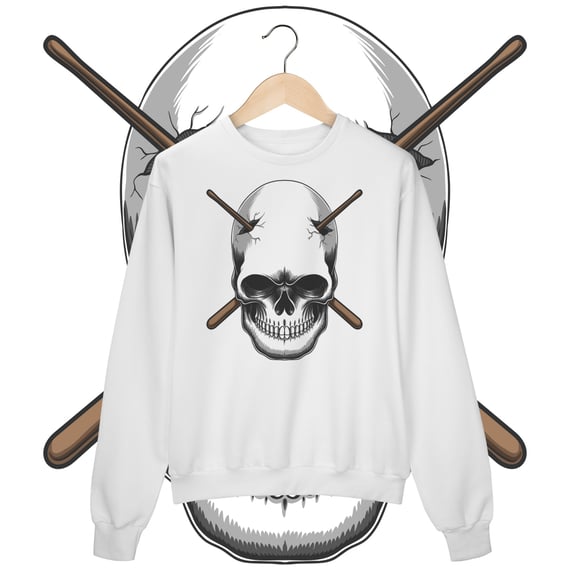 SKELETON DRUMMER - MOLETOM FECHADO [FRENTE]