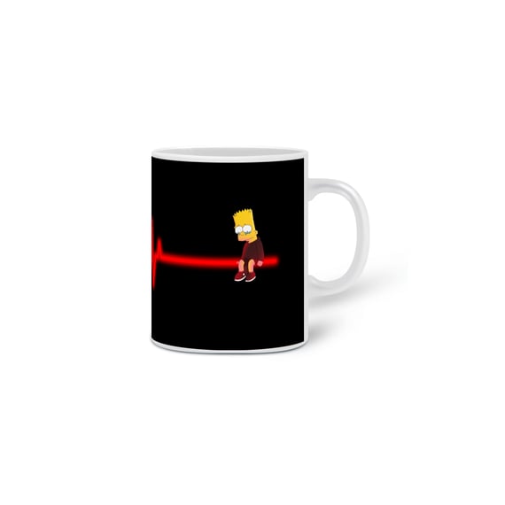 WEIRDBART - Sad - Caneca