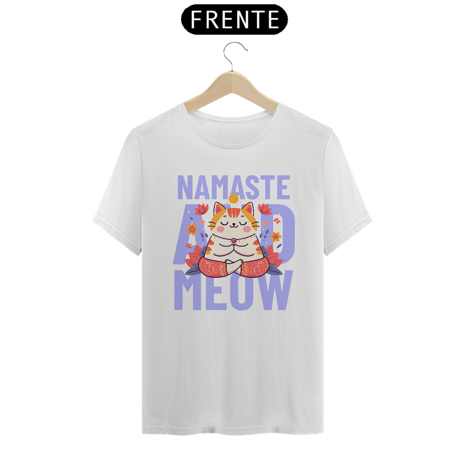 CAMISETA NAMASTE AND MEOW