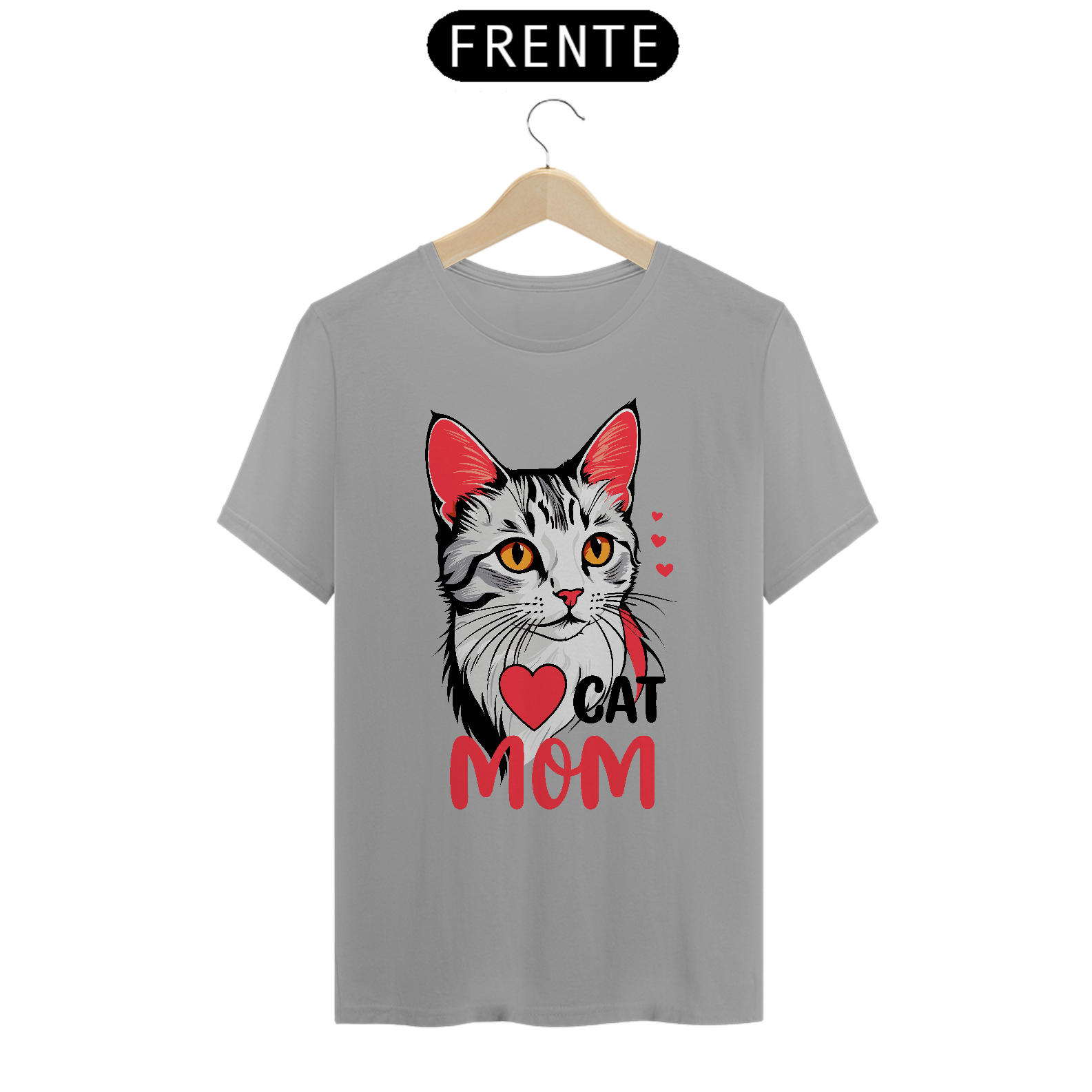 CAMISETA CAT MOM