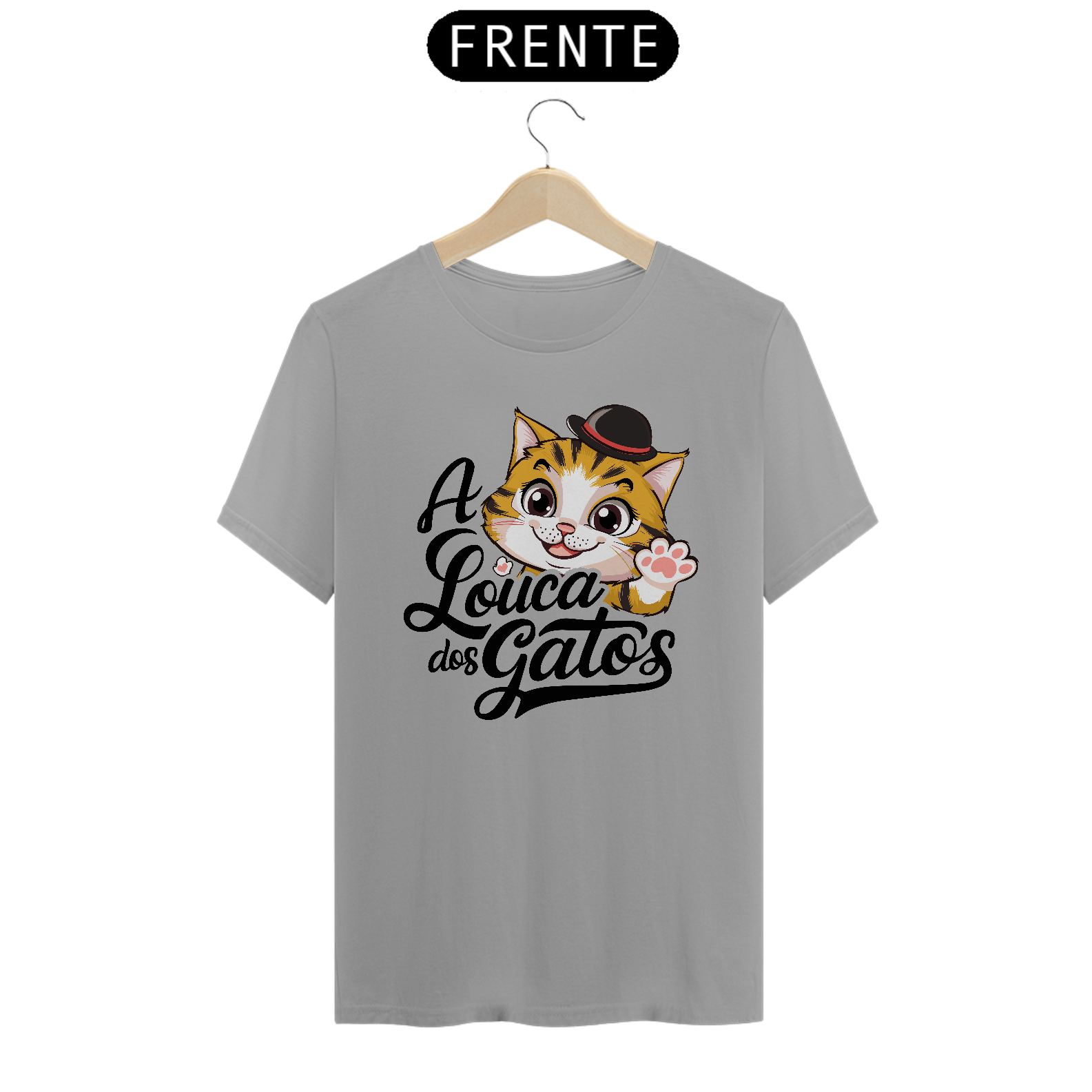 CAMISETA A LOUCA DOS GATOS