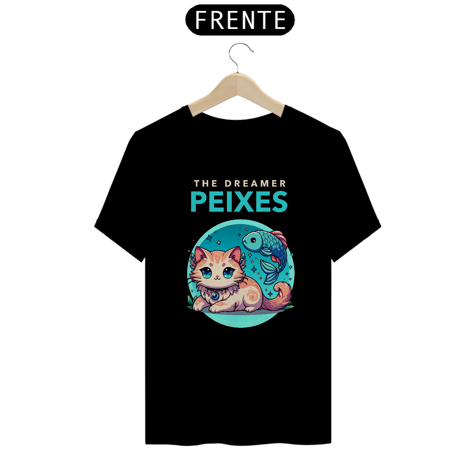 CAMISETA GATO SIGNO PEIXES