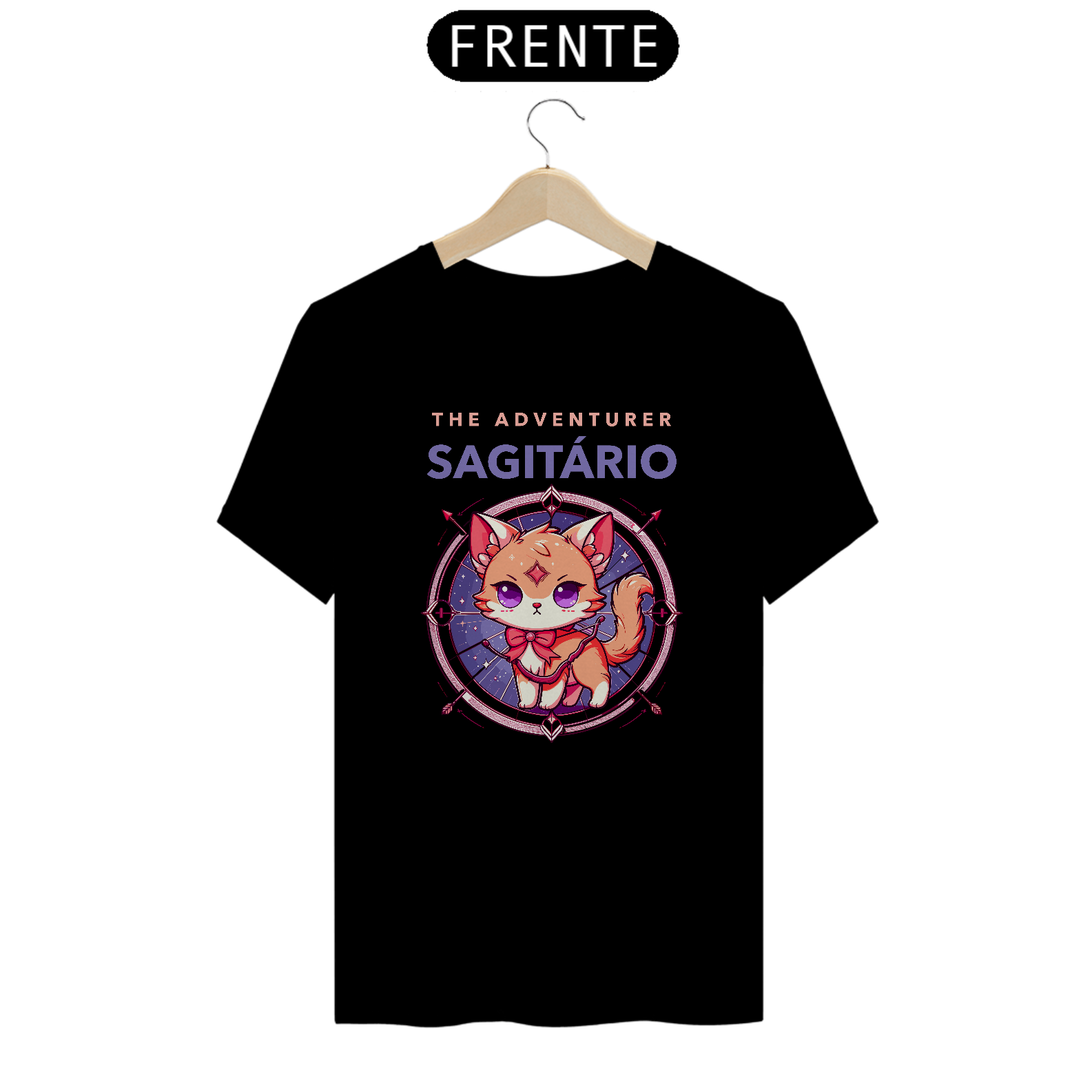 CAMISETA GATO SIGNO SAGITÁRIO