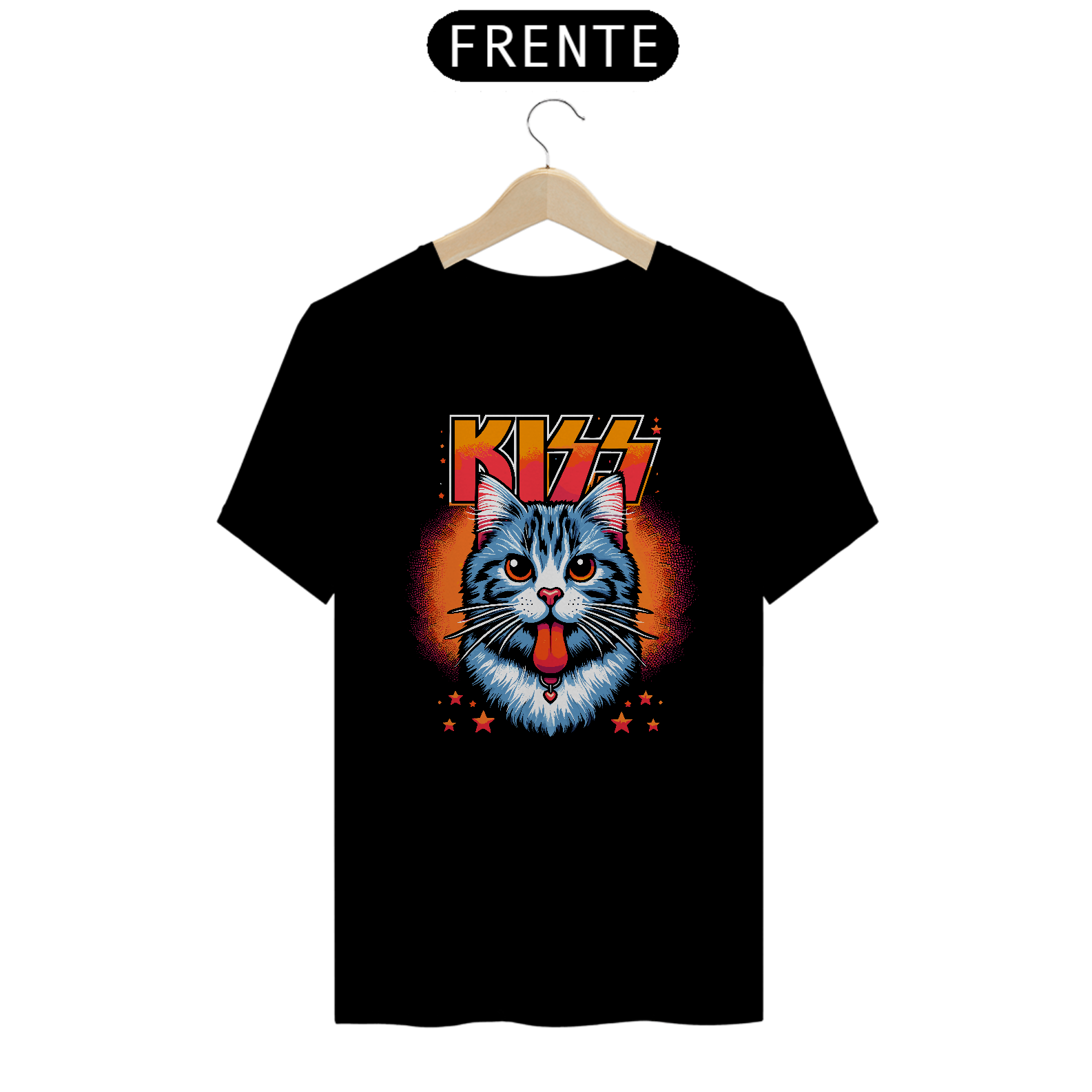 CAMISETA KISS CAT