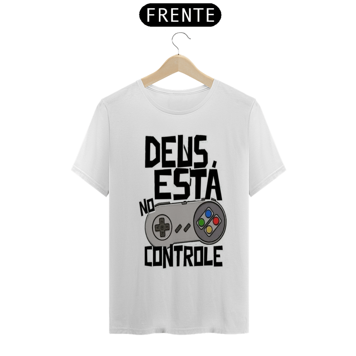 Nome do produto: camiseta Deus no controle 