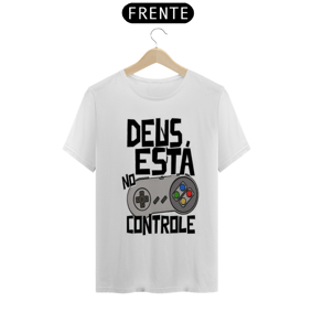 camiseta Deus no controle 
