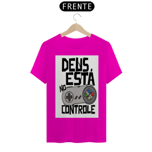 Nome do produtocamiseta Deus no controle 