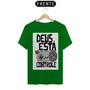 Nome do produtocamiseta Deus no controle 
