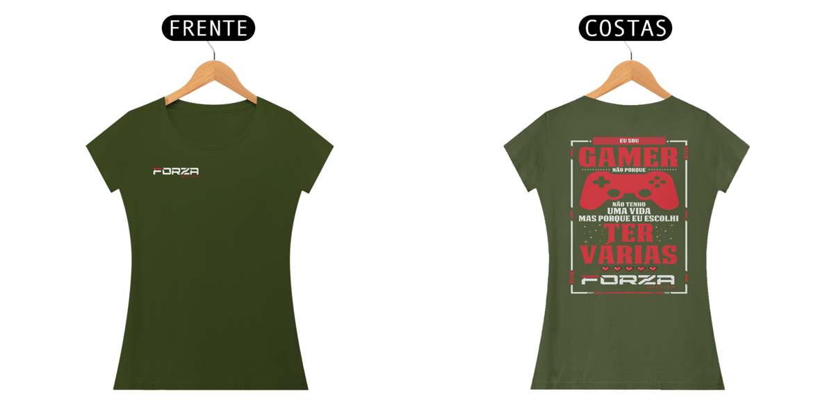 Nome do produto: Camiseta Girls - Gamer
