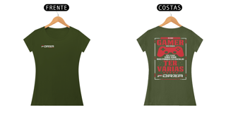 Nome do produto Camiseta Girls - Gamer