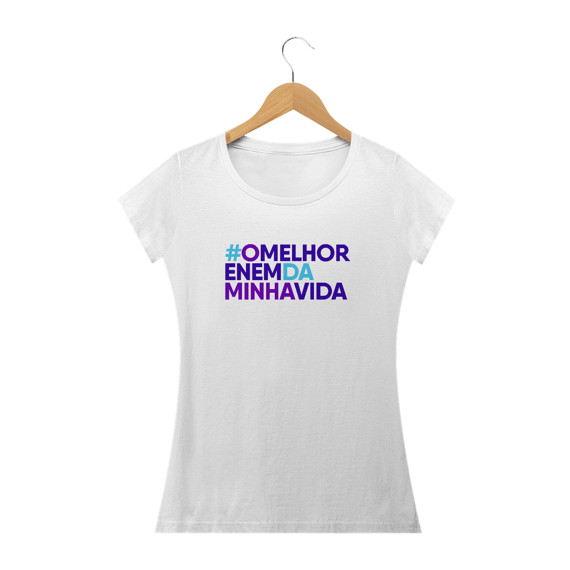 Camiseta Baby Long - O melhor ENEM da minha vida