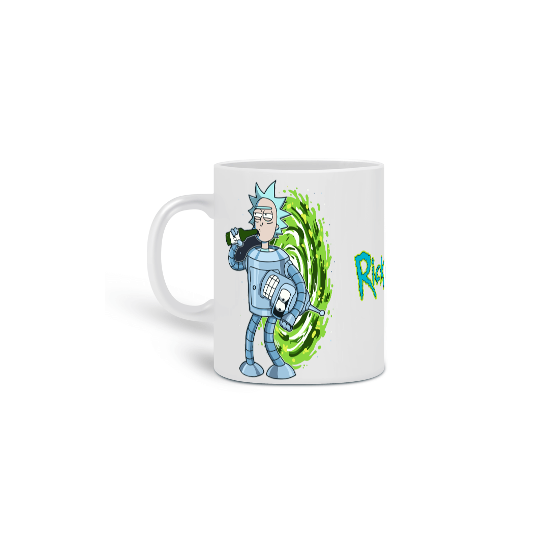 CANECA RICK AND MORTY - ARMA DE PORTAL