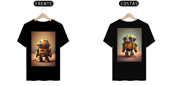 camisa robô