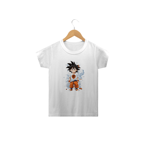 camiseta infantil cartoon dog goku